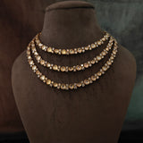 MOSSAINITE STONE NECKLACE WITH EARRINGS