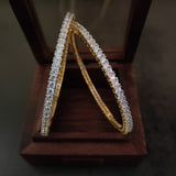 REAL GOLD PLATED BANGLE (PAIR)