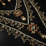 FINEST QUALITY BIKANERI KUNDAN NECKLACE WITH EARRINGS