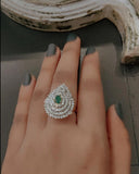 CZ STONE RING