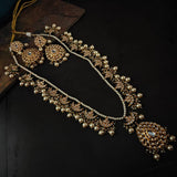 FINEST QUALITY BIKANERI KUNDAN NECKLACE WITH EARRINGS