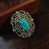 STATEMENT FIROZA STONE RING