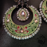 STATEMENT HAND PAINTED EARRINGS