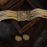FINEST QUALITY MOISSANITE STONE CHOKER