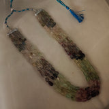 EXCLUSIVE REAL FLUORITE SEMI PRECIOUS STONE NECKPIECE