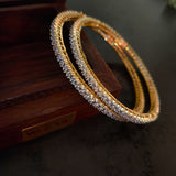 REAL GOLD PLATED BANGLE (PAIR)