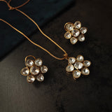 MOSSAINITE STONE PENDANT SET