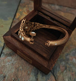 POLKI KUNDAN STATEMENT BANGLE (OPENABLE)