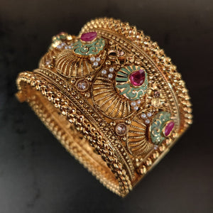 MEENA WORK BANGLE (OPENABLE)