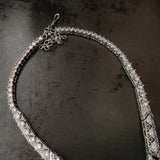 EXQUISITE IMITATION EMERALD STONE NECKLACE