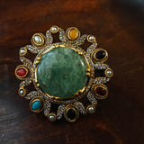 DESIGNER DOUBLET STONE STATEMENT RING