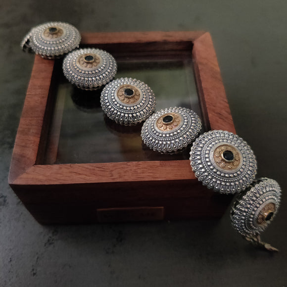 TRIBAL SILVER PLATED BRACELET