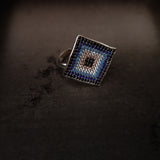 SILVER EVILS EYE RING