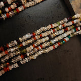 MOON STONE,CRYSTAL AND ROSE QUARTZ STRING