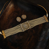 FINEST QUALITY MOISSANITE STONE CHOKER