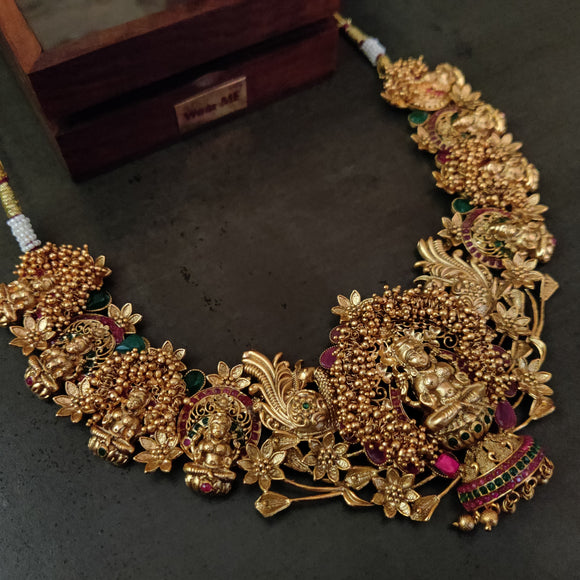 FINEST QUALITY GOLD PLATED TEMPLE CHOKER