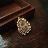 KUNDAN RING IN ROSE QUARTZ