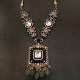 FINEST QUALITY POLKi KUNDAN CHOKER WITH EARRINGS