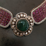WEARME EXCLUSIVE DESIGNER  NECKPIECE WITH EARRINGS