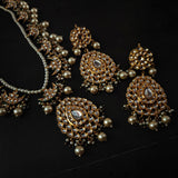 BIKANERI KUNDAN NECKLACE WITH EARRINGS