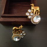 FINEST QUALITY POLKi KUNDAN EARRINGS
