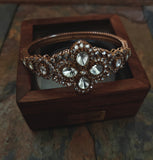 POLKI KUNDAN STATEMENT BANGLE (OPENABLE)