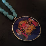 FIROZA STONE GANESHA NECKLACE