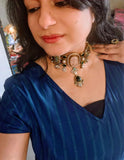 Exclusive Multi-Colour Semi-Precious Stone Choker Set