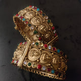 STATEMENT TEMPLE BANGLES (PAIR)