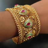MEENA WORK BANGLE (OPENABLE)