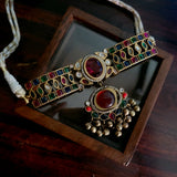 WEAR ME EXCLUSIVE DESIGNER NECKPIECE WITH EARRINGS