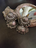 SILVER PLATED STATEMENT JHUMKAAS