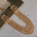 WEAR ME EXCLUSIVE SEMI PRECIOUS (JADE) FIVE LAYER NECKPIECE