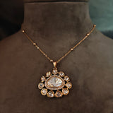 FINEST QUALITY POLKI KUNDAN NECKLACE WITH EARRINGS
