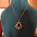 DESIGNER KUNDAN NECKLACE WITH EARRINGS