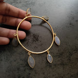 SEMI PRECIOUS HANGING BANGLE