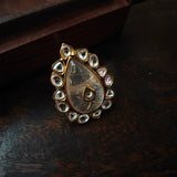 KUNDAN RING IN ROSE QUARTZ