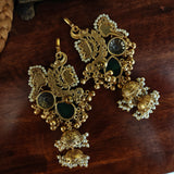 HANDMADE BIRD EARRINGS WITH HANGINGS