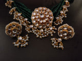 POLKI KUNDAN CHOKER WITH EARRINGS