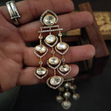 FINEST QUALITY POLKi KUNDAN EARRINGS
