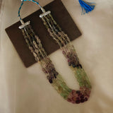 EXCLUSIVE REAL FLUORITE SEMI PRECIOUS STONE NECKPIECE