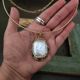 REAL BAROQUE PEARL NECKLACE