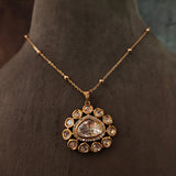 FINEST QUALITY POLKI KUNDAN NECKLACE WITH EARRINGS