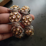 POLKI KUNDAN BANGLE IN FINEST FINISH (PAIR)