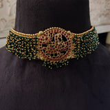 TEMPLE CHOKER IN FINEST FINISH WITH EARRINGS