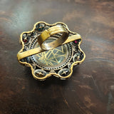 MULTI COLOR SEMI PRECIOUS STONE RING