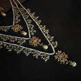 FINEST QUALITY BIKANERI KUNDAN NECKLACE WITH EARRINGS