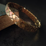 DESIGNER FINEST QUALITY STAINLESS STEEL GOLD PLATED OPENABLE BANGLE