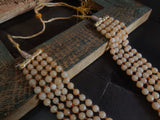 WEAR ME EXCLUSIVE SEMI PRECIOUS (JADE) FIVE LAYER NECKPIECE