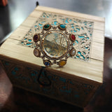 MULTI COLOR SEMI PRECIOUS STONE RING
